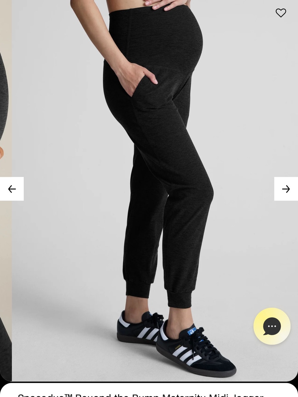 Beyond Yoga Black Maternity Leggings